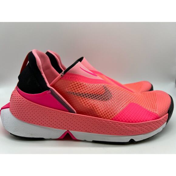 Nike Go Flyease Low Mens Athletic Running Pink White DZ4860-600 Size 10 NEW. - Picture 1 of 12